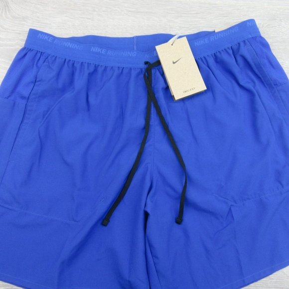 Nike Dri-FIT Stride 7" Running Shorts Mens Size Large Royal Blue NEW - Picture 5 of 13